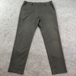 Jack Archer Mens Pants 34x32 (fits 34x30) Straight Leg Charcoal Slim Fit Tech